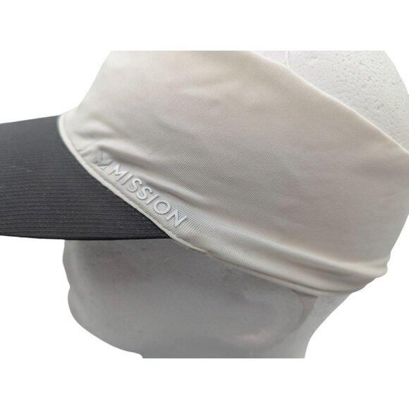 Mission Cooling Performance Visor Hat - Black & White Reflective Unisex Design - Picture 8 of 8